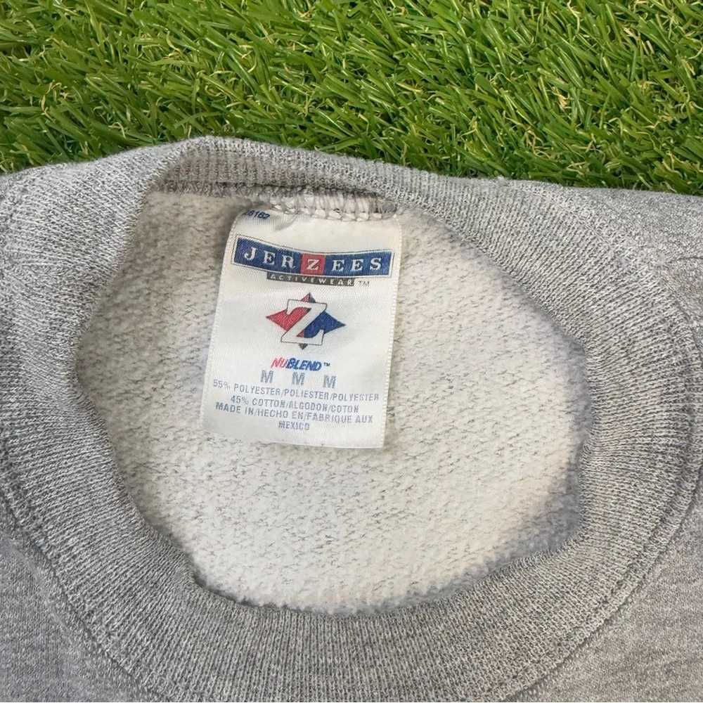 Jerzees Gray Crewneck Sweater Classic‎ Design